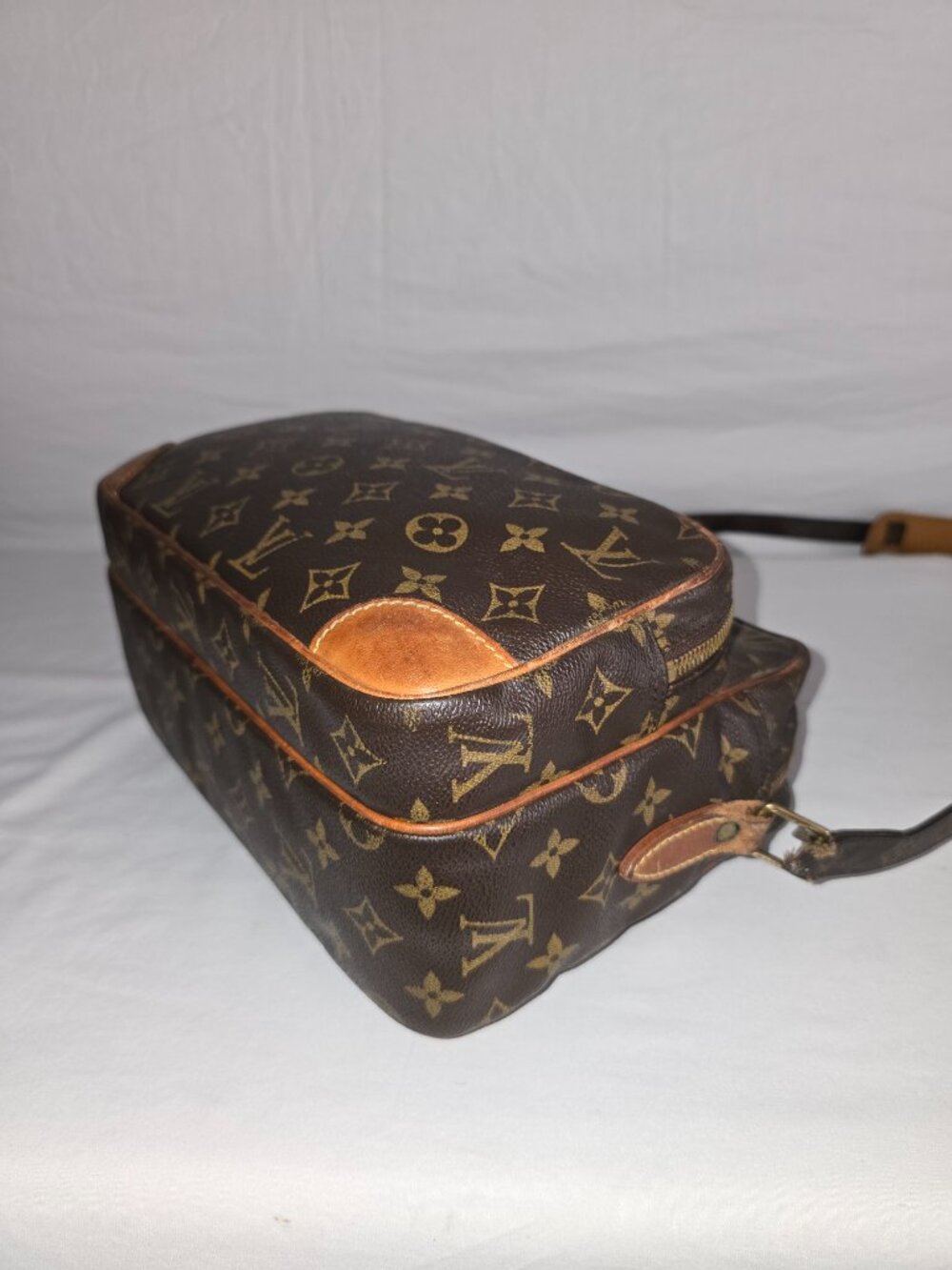 Vtg Louis Vuitton Nil Monogram Canvas Reporter Shoulder Bag Authentic AS IS - Picture 13 of 16